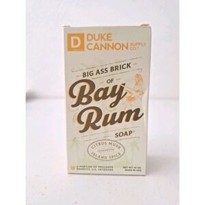 Duke Cannon Big American Bay Rum Soap XL Size 10 oz Cedarwood Citrus Musk Scent